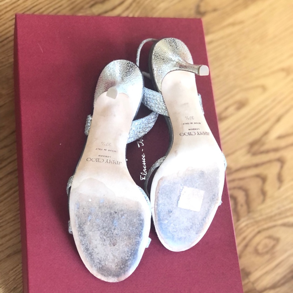 Jimmy Choo Sandals Glitter Shoes - Picture 11 of 11